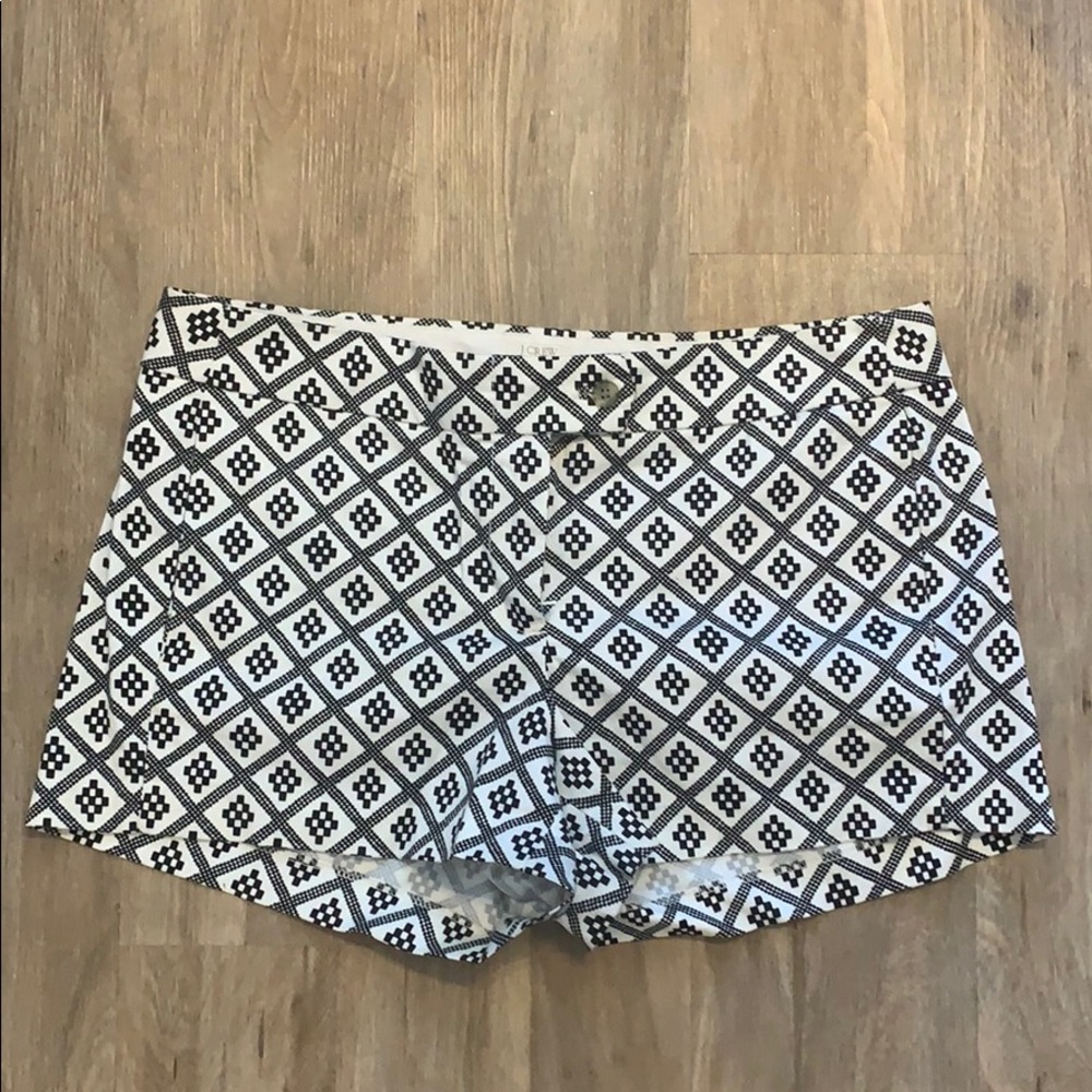 J. Crew black and white shorts
